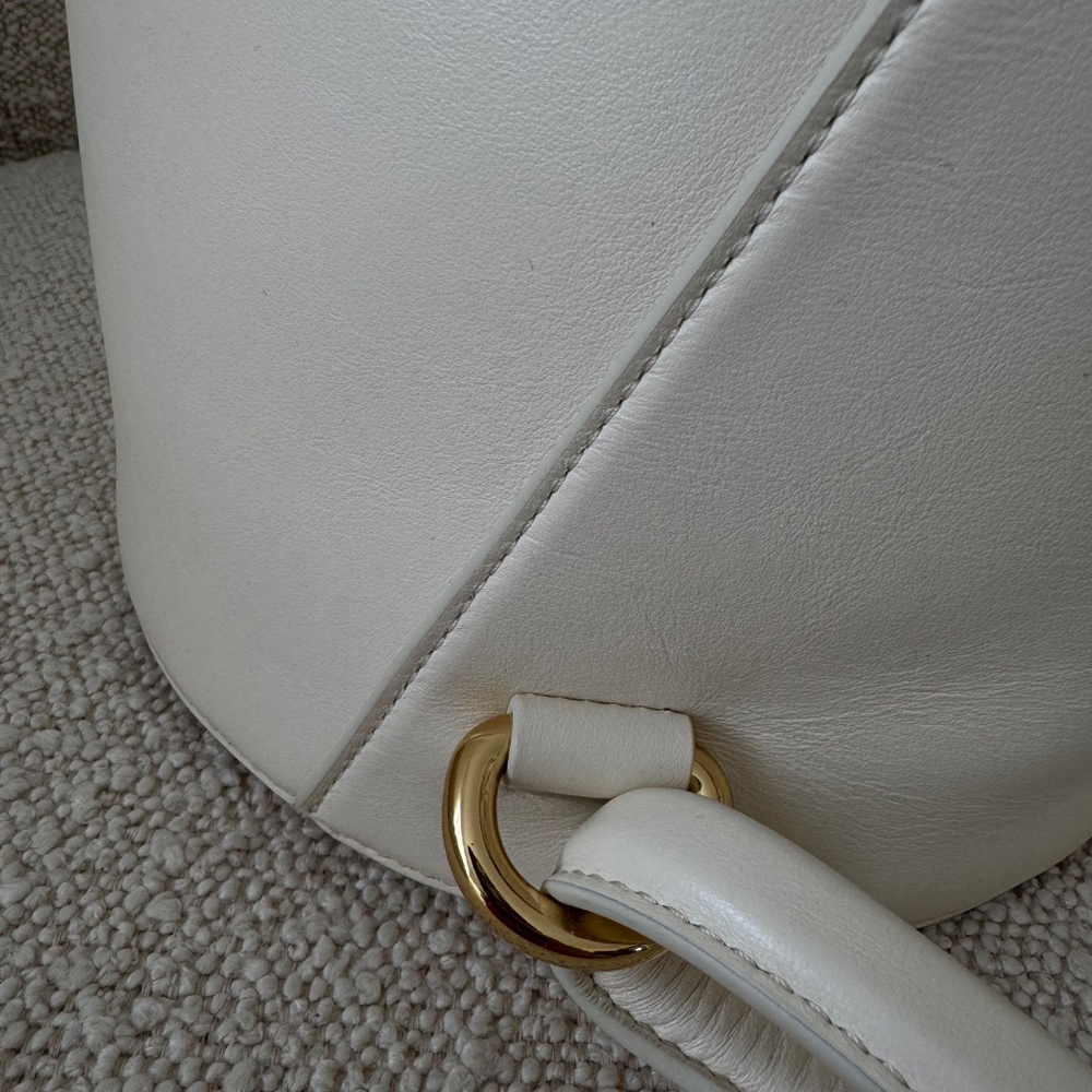 Jacquemus Le Petit Tourni Bucket Bag In Cream. Pristine! - Picture 9 of 17
